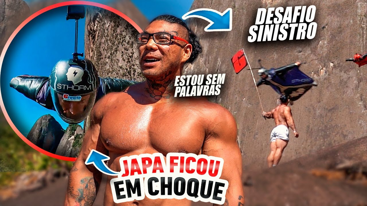 JAPA MORFO FICOU ASSUSTADO NO SALTO MAIS RADICAL DO MUNDO  - COM GABRIEL LOTT - WINGSUIT