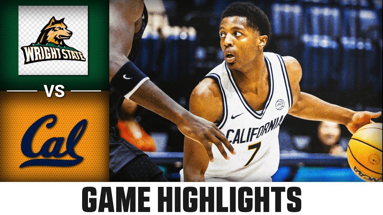 Wright State vs. Cal Game Highlights | 2025-26 ACC Men's Basketball