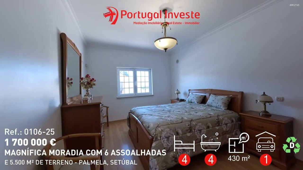 🔴 OPORTUNIDADE RARA: Moradia com 5.500 m² de Terreno em Palmela 🔴