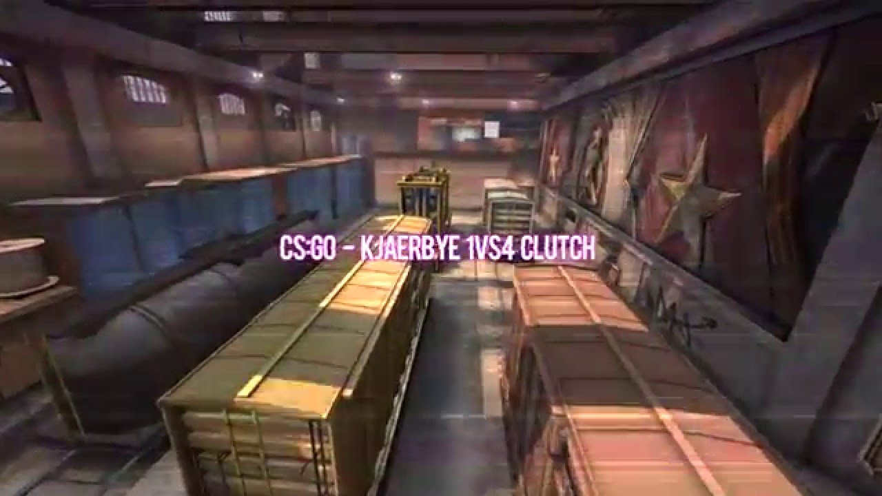 CS:GO - Kjaerbye AMAZING 1vs4 Clutch vs Na'Vi