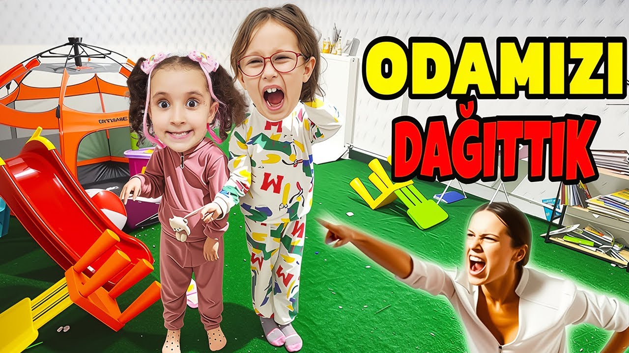 BAHAR VE BANU ALYA ODASINI DAĞITTI ANNELERİYLE BİRLİKTE BAKIN NASIL TOPLADILAR !!