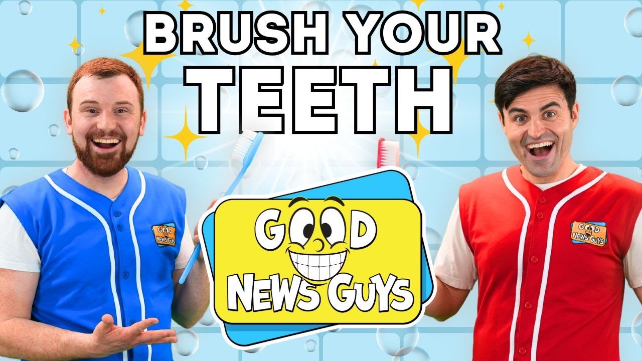 🦷 Чистите зубы! 🎶 Веселая детская песенка от The Good News Guys! ✨