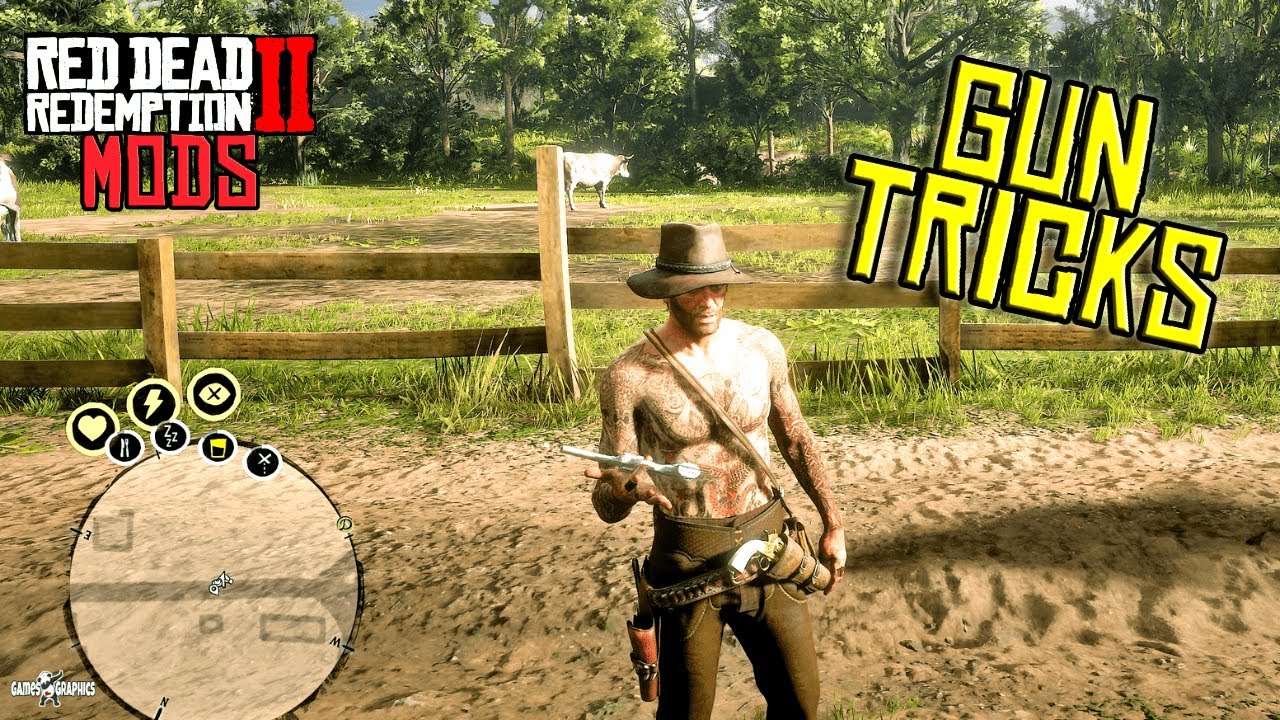 Как установить моды Gun Tricks (2023) RDR2