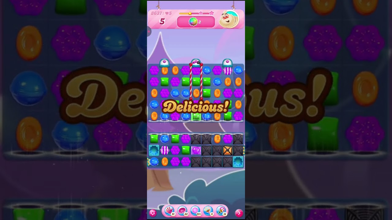 Candy Crush Saga level 8637