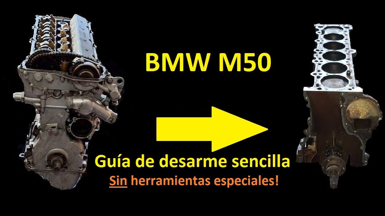 Restauración de motor BMW M50 - Desarmado, parte 1