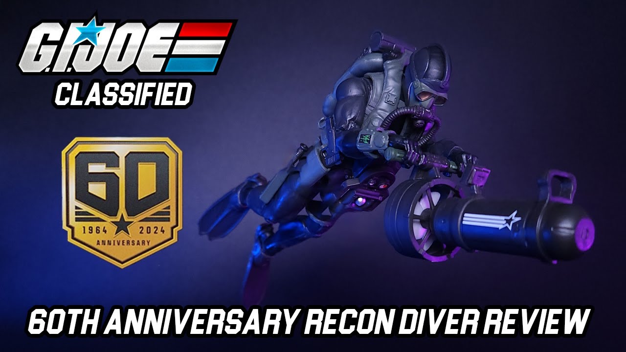 G.I. Joe Classified Series 60th Anniversary Recon Diver Action Figure Review