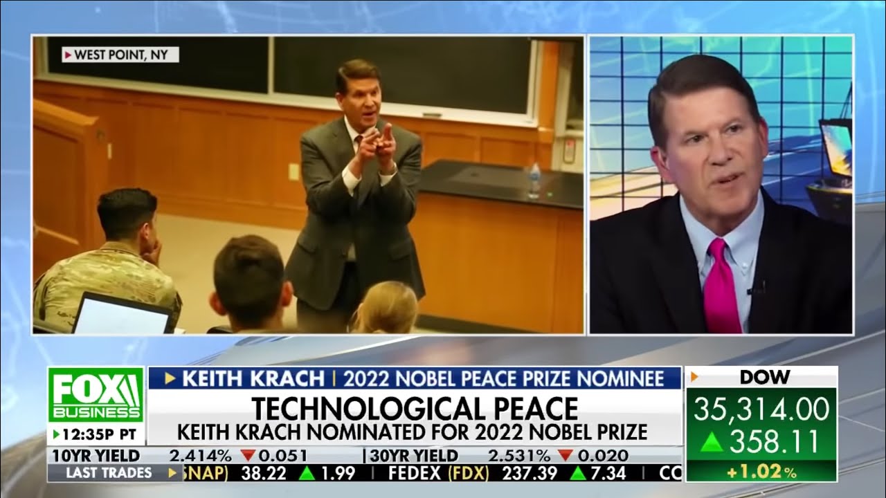 Keith Krach Nominated 2022 Nobel Peace Prize 'Trust Doctrine' to Advance Freedom #noblepeaceprize