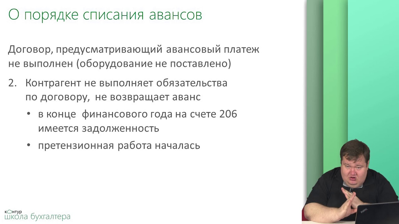 Урок 18  Учет финансовых активов — авансы выданные
