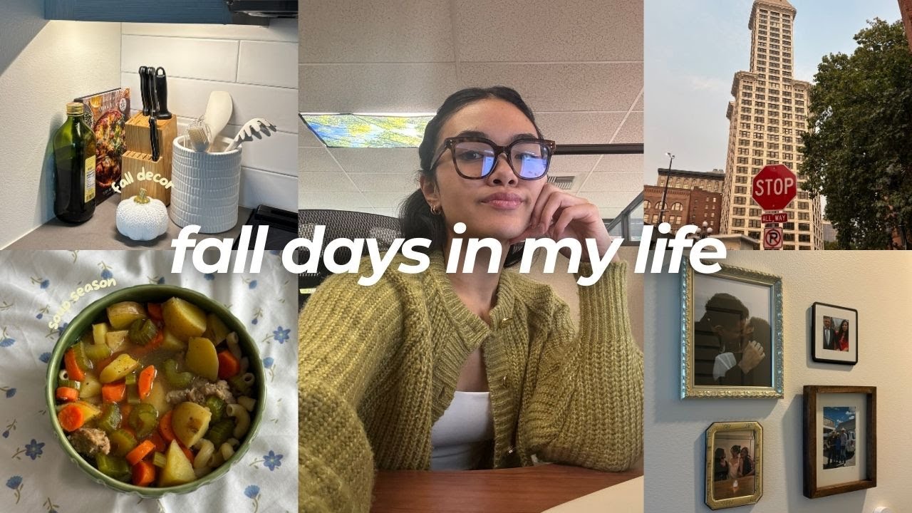 FALL WEEKEND IN MY LIFE  ❥ fall decor shopping, reading, haul, and more!