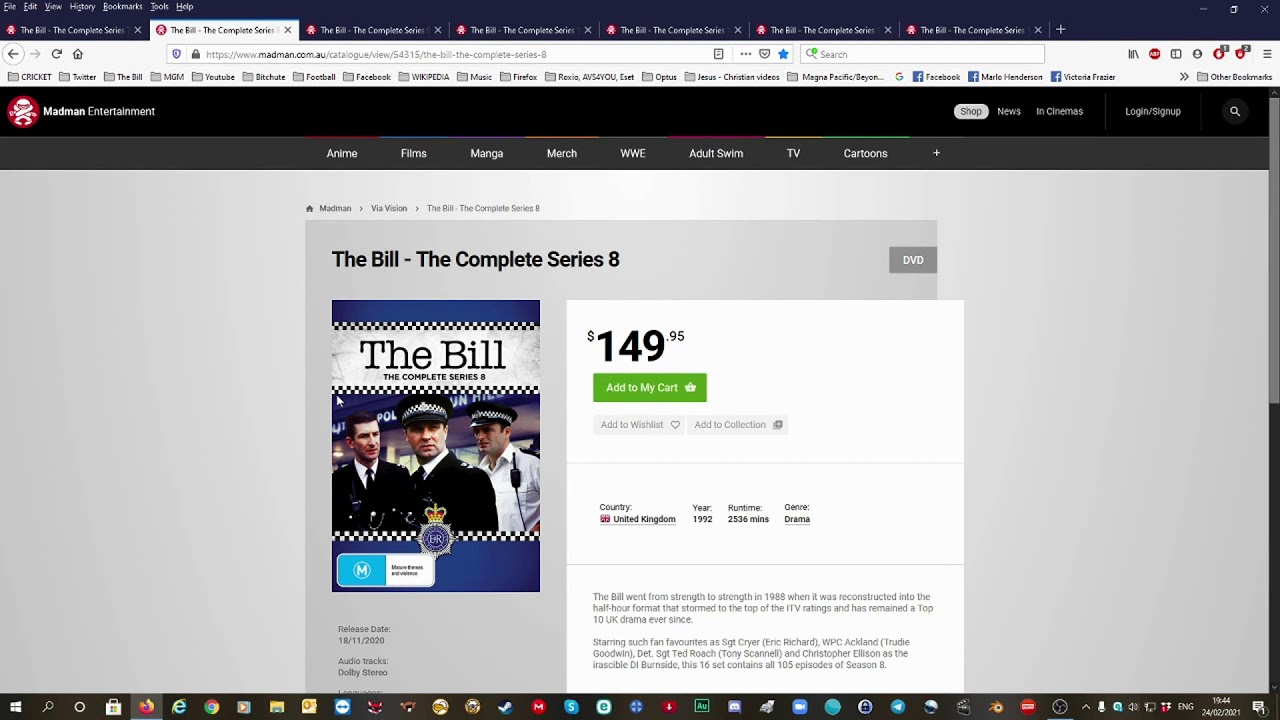 The Bill DVD sets new ones from Series 7 to Series 13