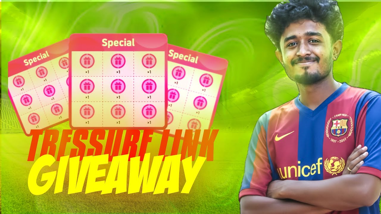 GIVEAWAY📍 ALL 3 TREASURE LINK HERE😯LETS GOO🎮😜