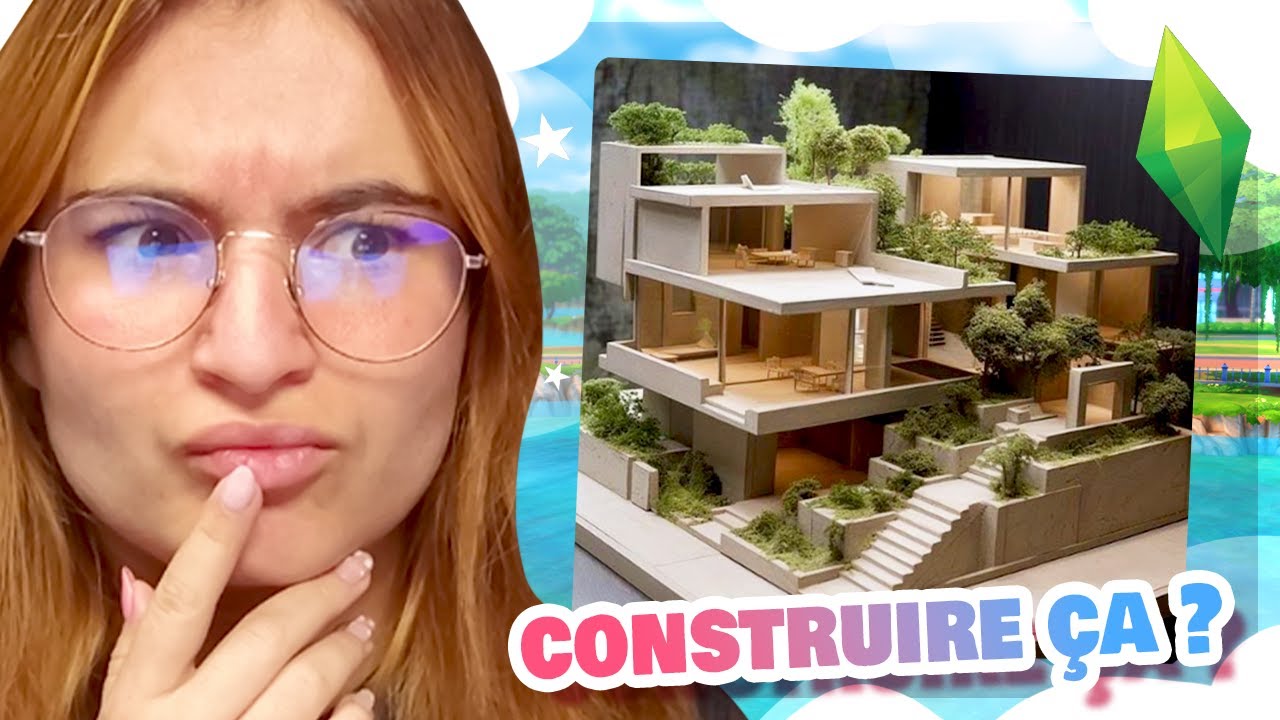 ☾ Je construis ça dans les sims 4 ?? 🤯 (au secours) - Sims 4 ☽
