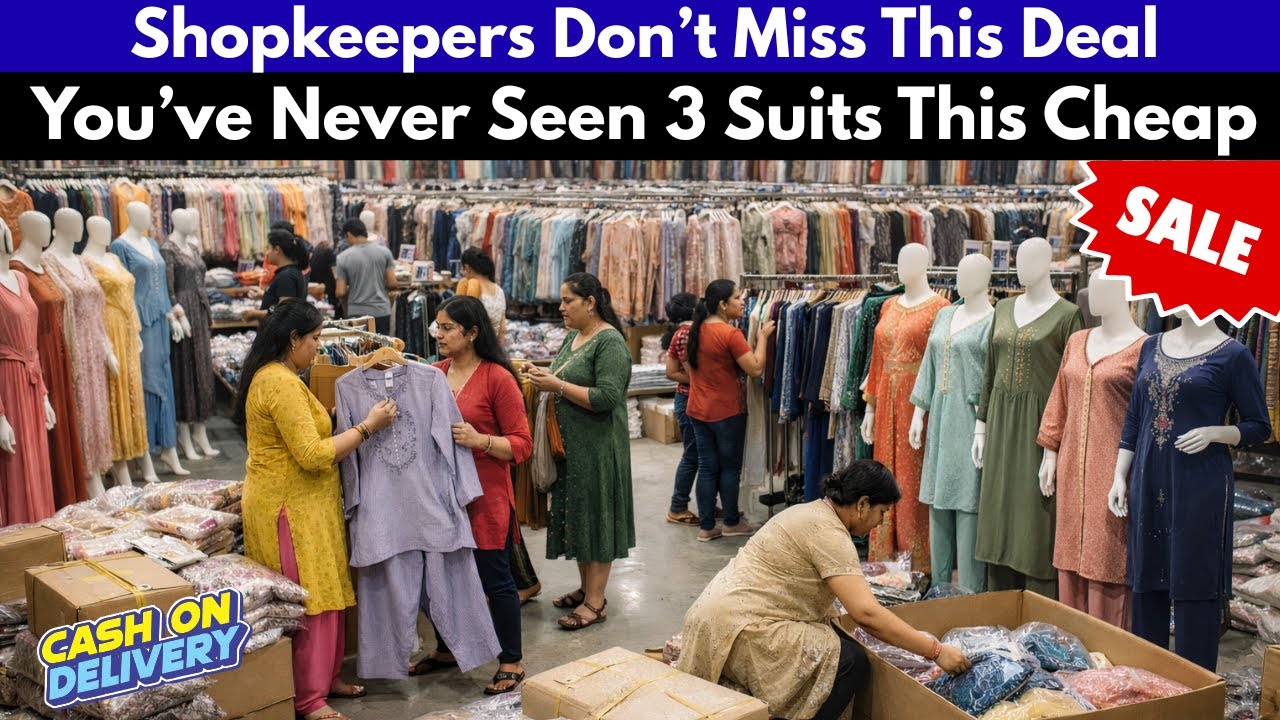 Ladies Suit Wholesale Market | Suit Wholesale Market In Surat | Surat Textile Market | Surat Textile