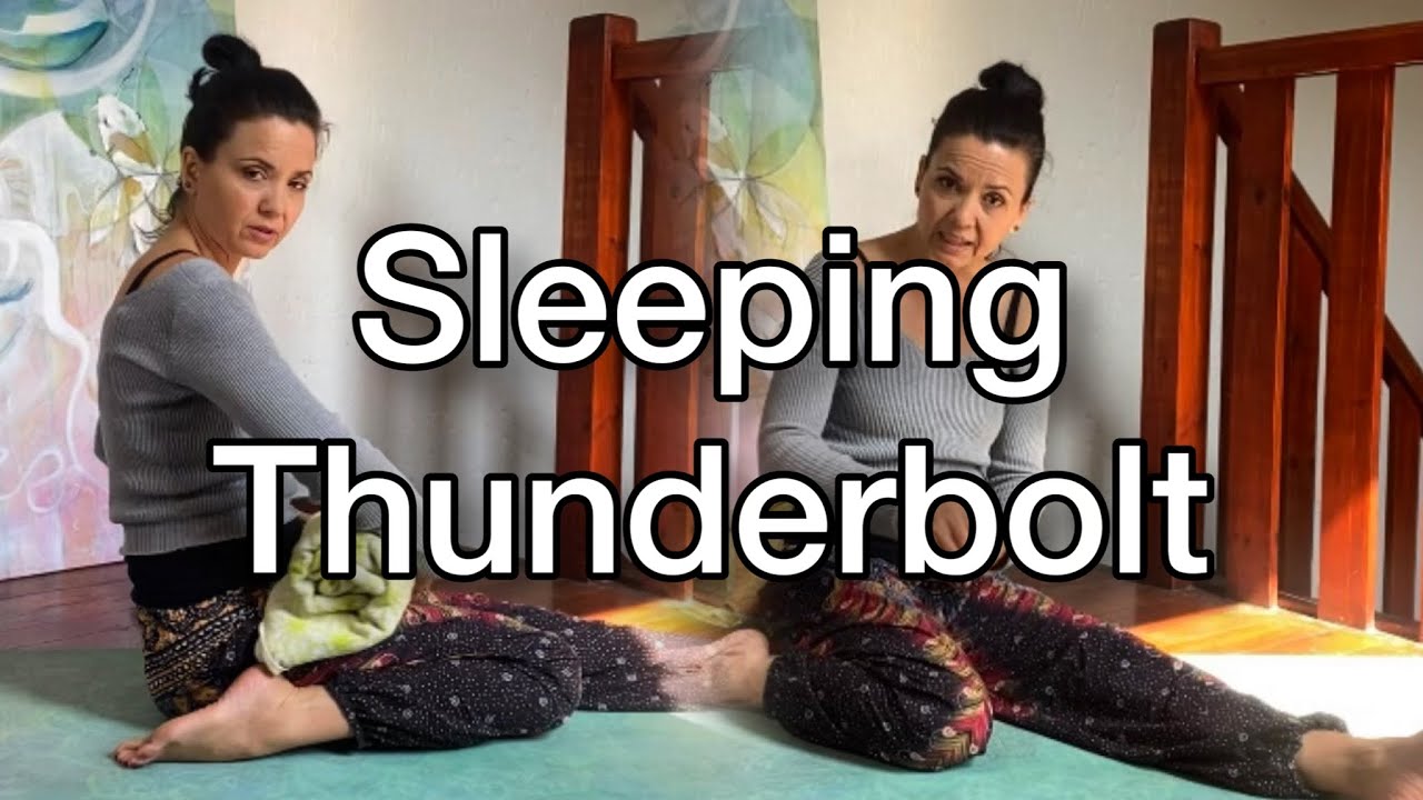 3 tips for Mastering Sleeping Thunderbolt Pose. #sleepingthunderboltpose