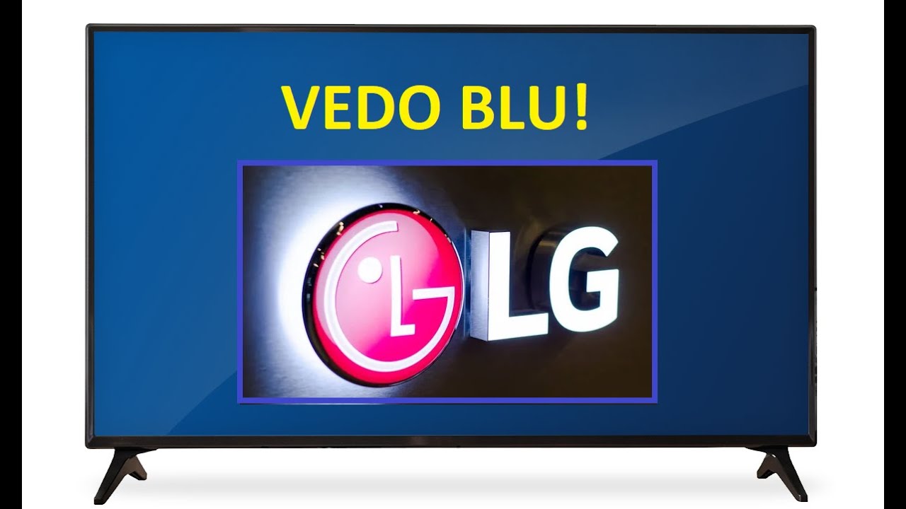 TV LG 32J610V  " Si vede Blu "