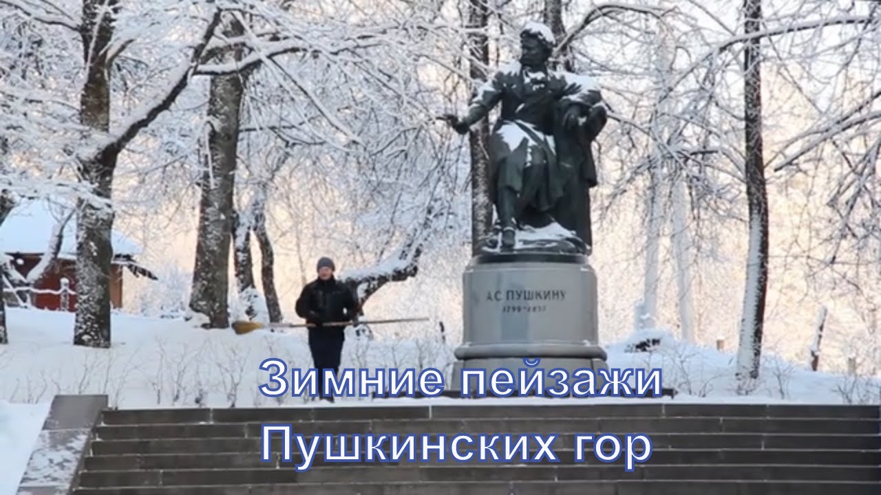 Зимние пейзажи Пушкинских гор 2016 г