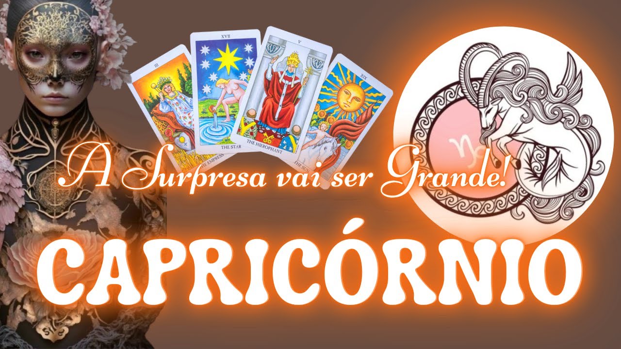 CAPRICÓRNIO ♑ SENTA E RESPIRA! SE PREPARA PRA MAIOR SURPRESA DA SUA VIDA