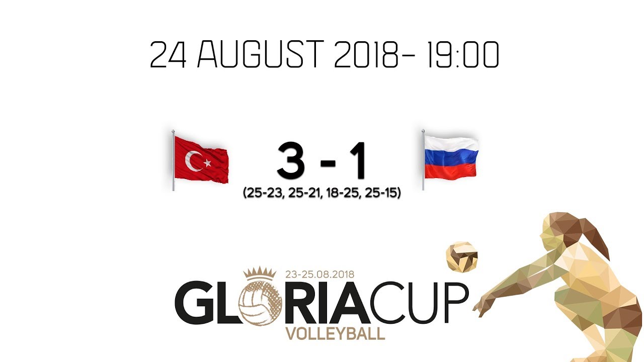 Gloria Cup Volleyball Day 2: Turkey - Russia