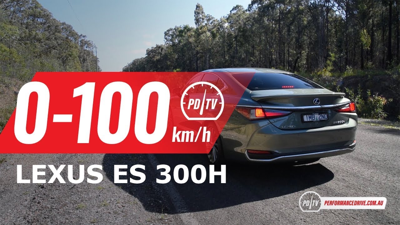 2019 Lexus ES 300h 0-100km/h & engine sound
