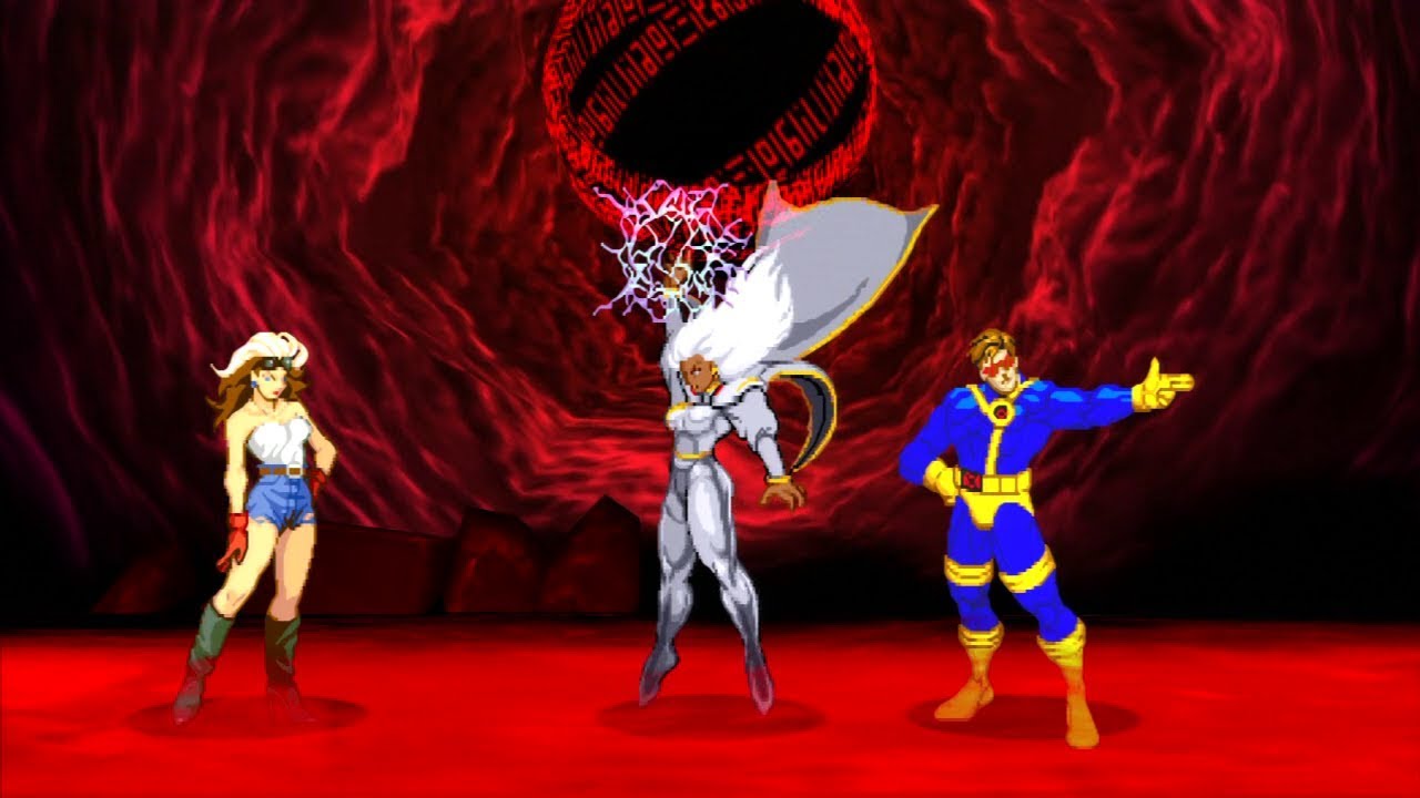 Marvel VS Capcom 2 - Rogue/Storm/Cyclops - Expert Difficulty Playthrough