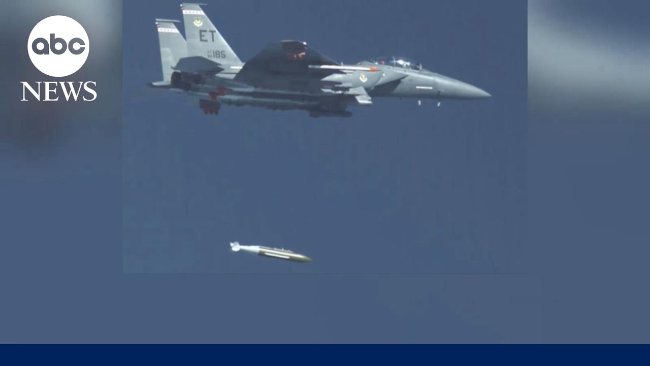 US drops 5,000-pound 'bunker-buster' bombs on targets near Strait of Hormuz