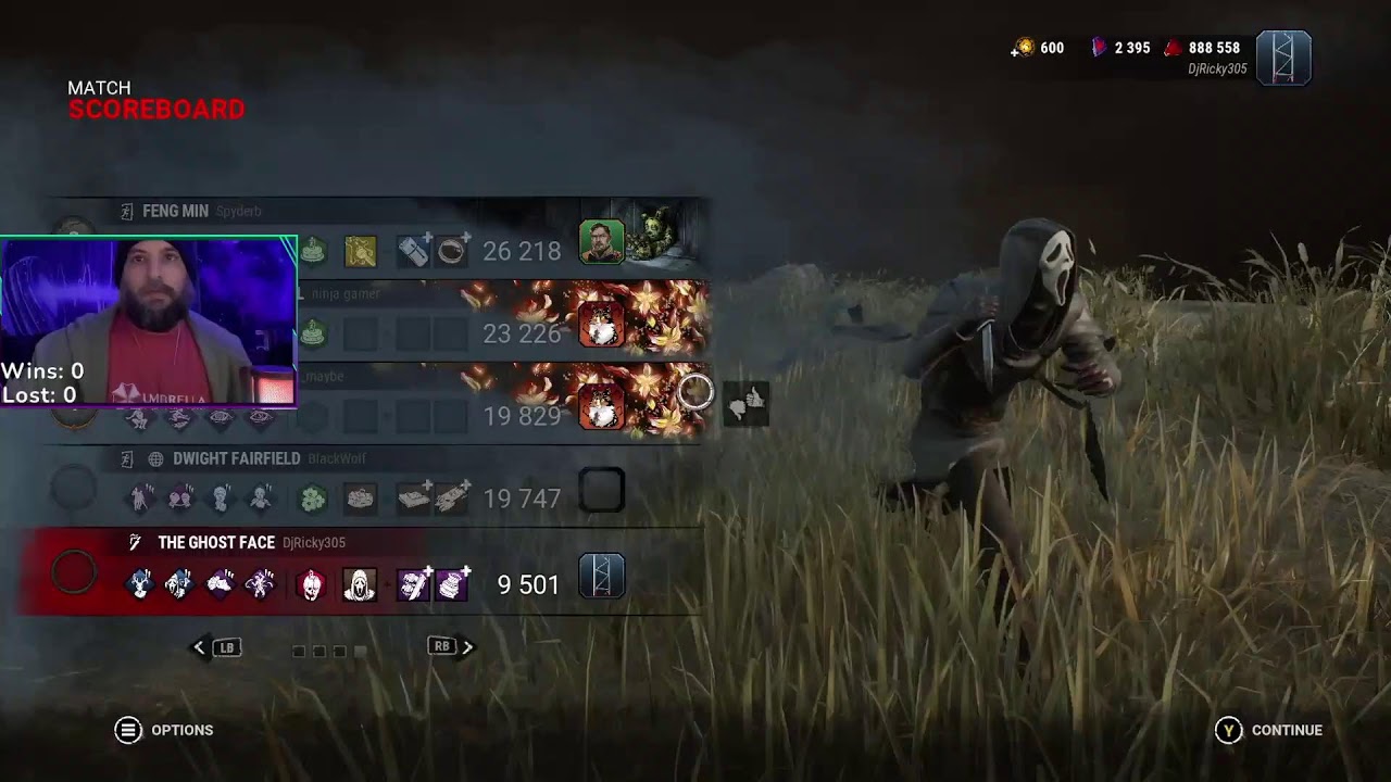 Ghostface is here... A Dead by deadlight session