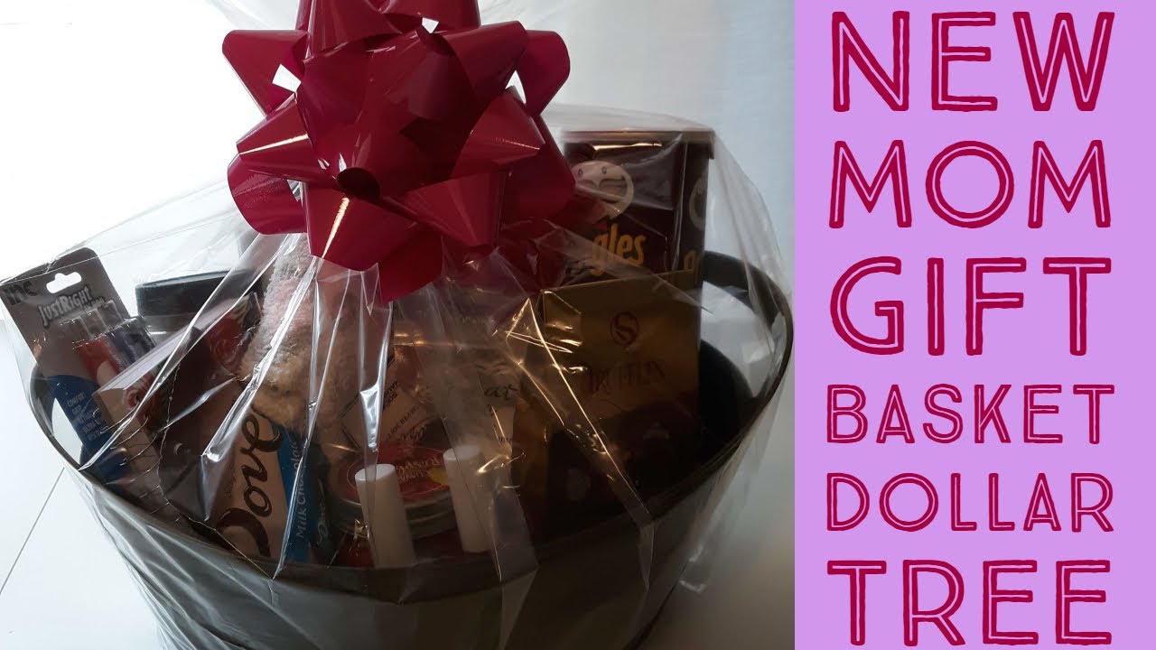 DIY New Mom Gift Basket|Dollar Tree