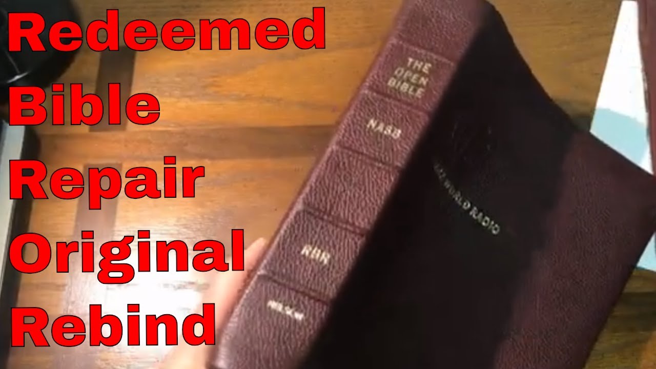 NASB Open Bible Original Rebind