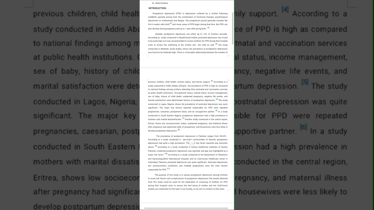 How to write introduction of a synopsis?
