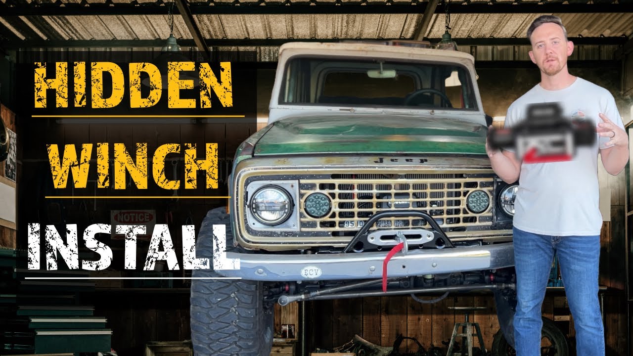 The Ultimate Hidden Winch Install for my Jeep