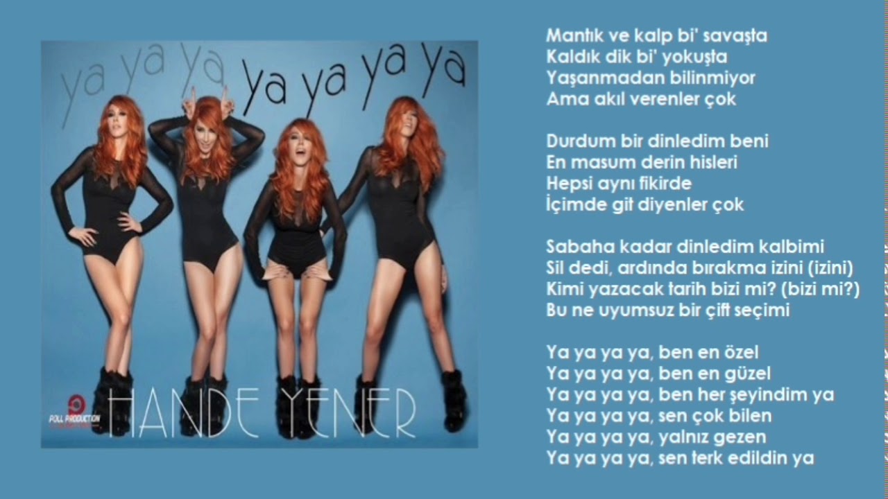 Hande Yener - Ya Ya Ya (Orijinal Karaoke)