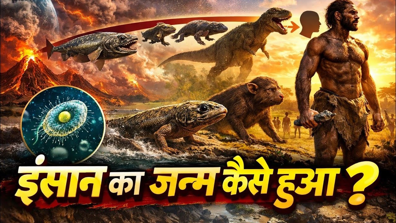 इंसान का जन्म कैसे हुआ? | पानी से इंसान बनने तक की पूरी सच्चाई