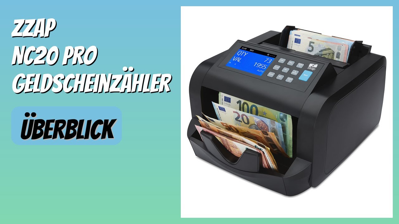 BEWERTUNG (2025): ZZap NC20 Pro Geldscheinz&auml;hler. Infos