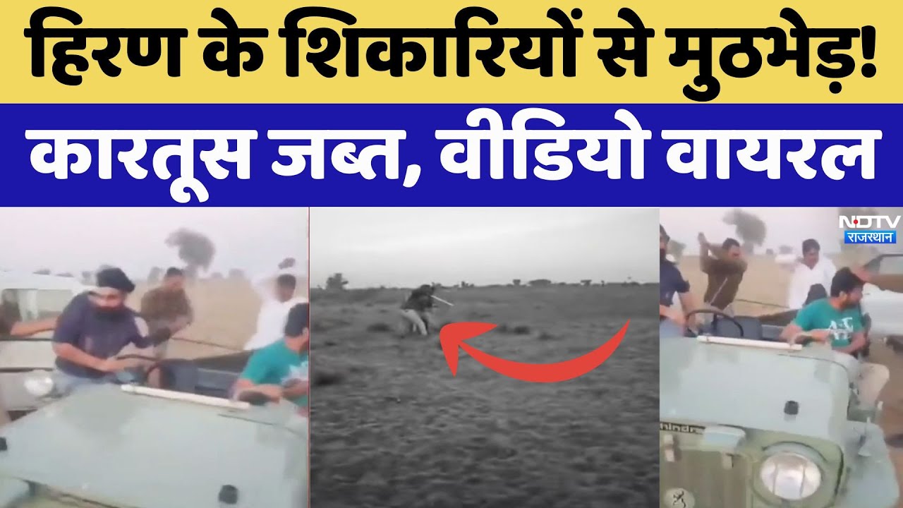 Deer killed in Bikaner: हिरण के शिकारियों से मुठभेड़!, कारतूस जब्त, Video Viral। Blackbuck। Trending
