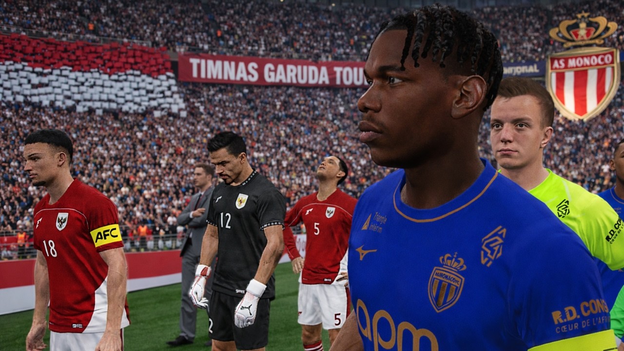 INDONESIA vs AS Monaco 🔴GARUDA MENGGUNCANG PRANCIS‼️🔥 GARUDA TOUR EROPA 2026 ‼️EFOOTBALL PES 2021
