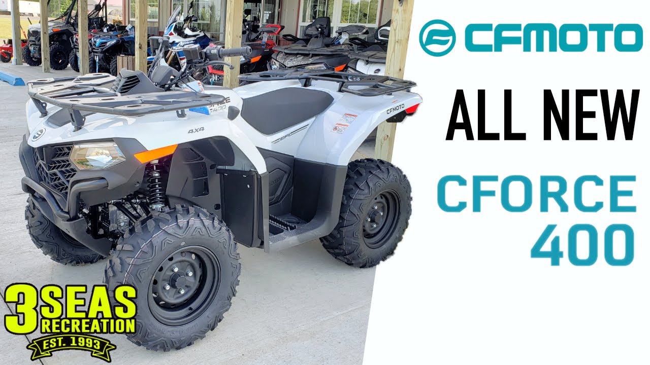 All NEW CFMoto CForce 400 4x4 ATV Walk Around | Huge Improvements & Changes!
