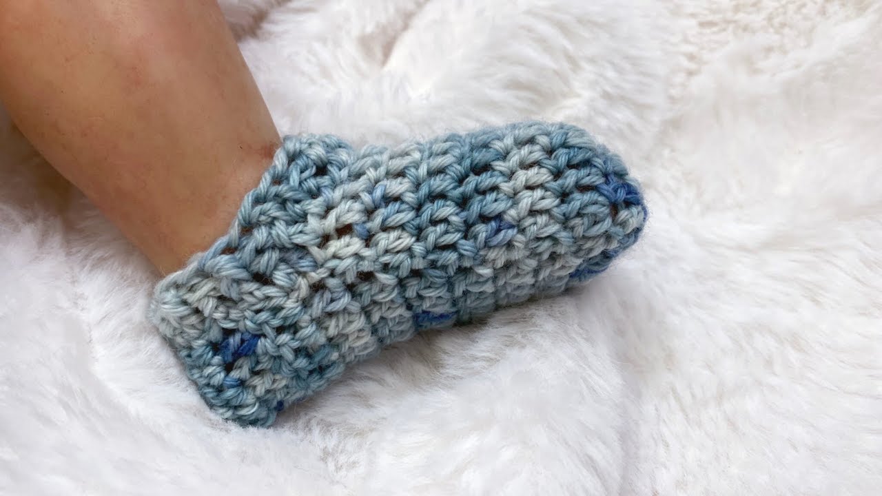 Easiest Crochet Baby Socks EVER! (Beginner Tutorial)