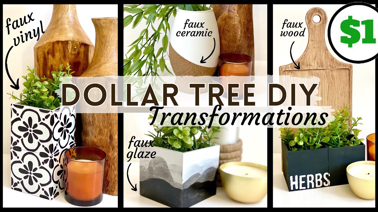 Dollar Tree DIY Farmhouse Decor for 2021! Easy High End Modern Farmhouse Decor Ideas DIY Room Decor