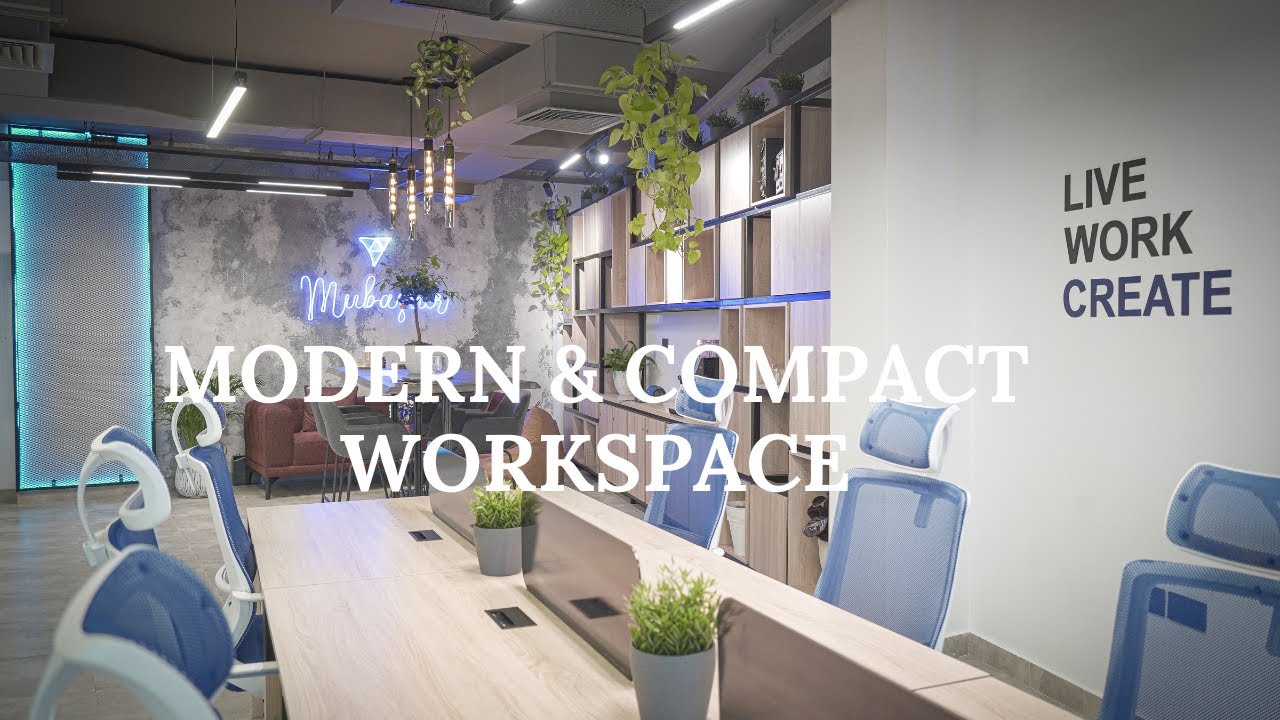 A Modern Futuristic Office - Coffice Industrial Design Style