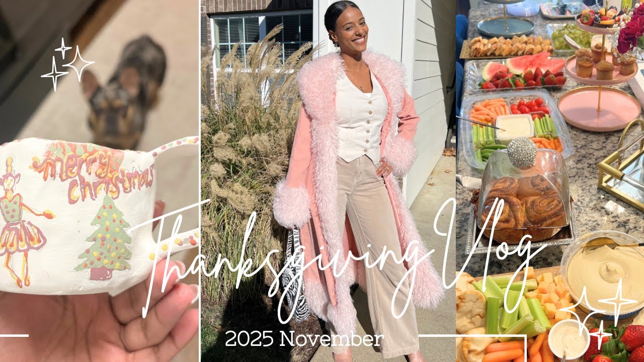 ✨ Cozy Thanksgiving Vlog | Brunch at Home|GRWM & Dinner at Mama June’s