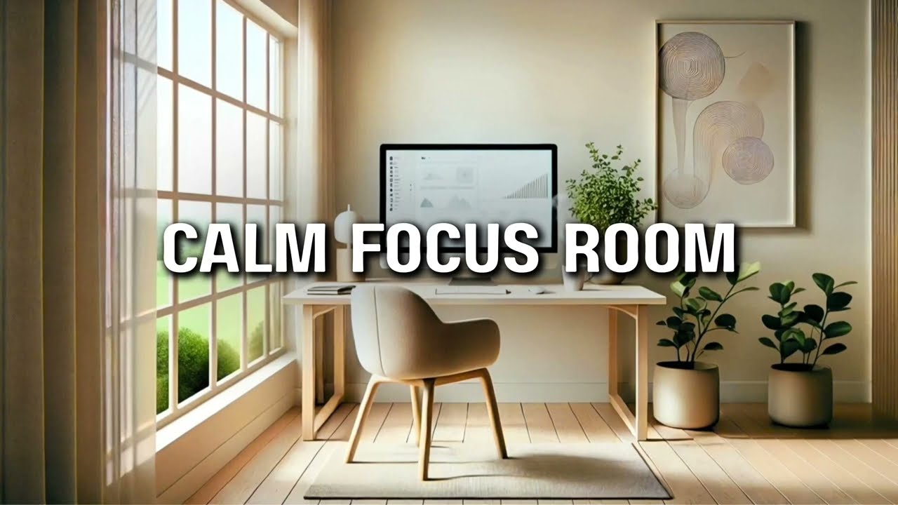 Minimal Focus Room 🤍 Clean Lofi Beats for Work, Study & Productivity Sessions | 82 BPM