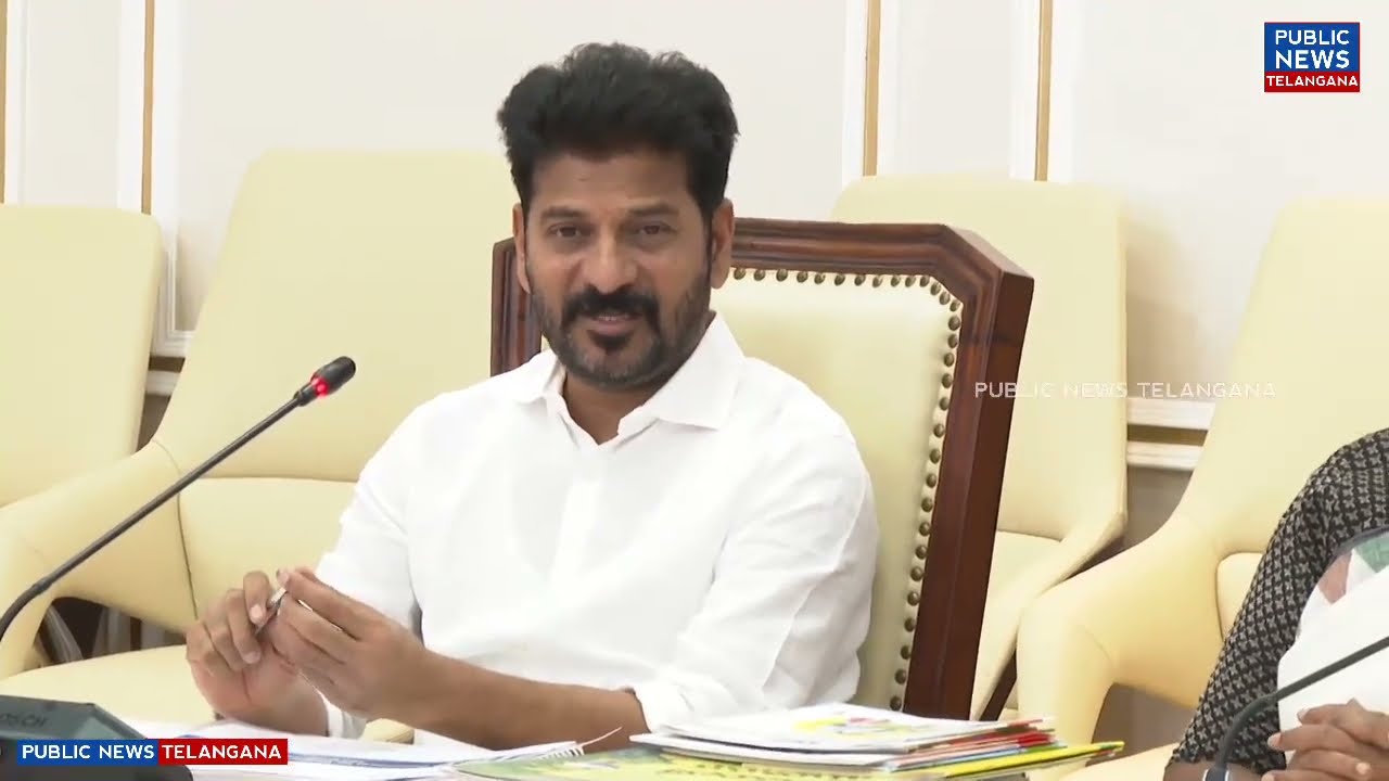 CM Revanth Reddy Review Meeting On Women & Child Welfare Department Officials |Public News Telangana
