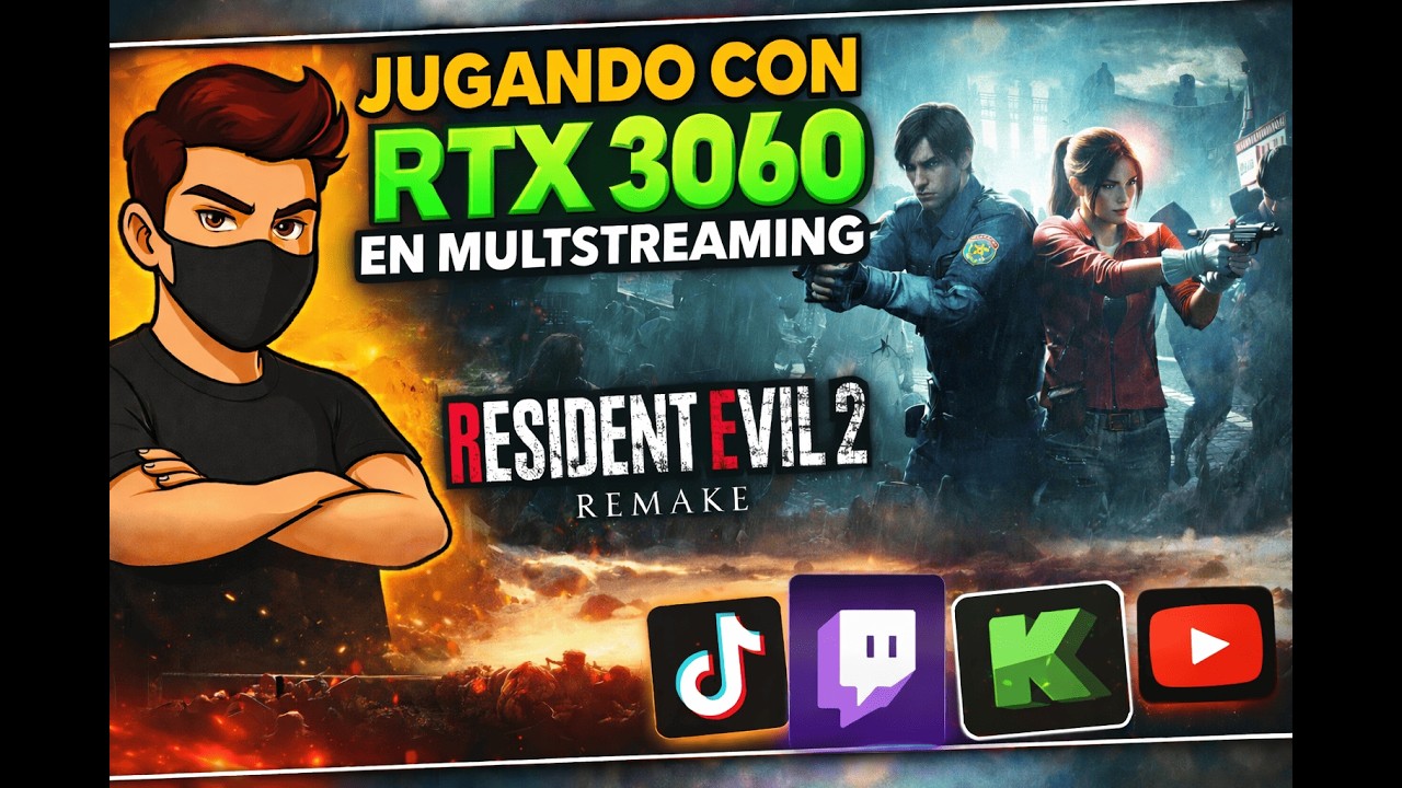 RESIDENT EVEIL 2 REMAKE/PARTE 1/MULTISTREMING/ RTX 3060/ I5 10400
