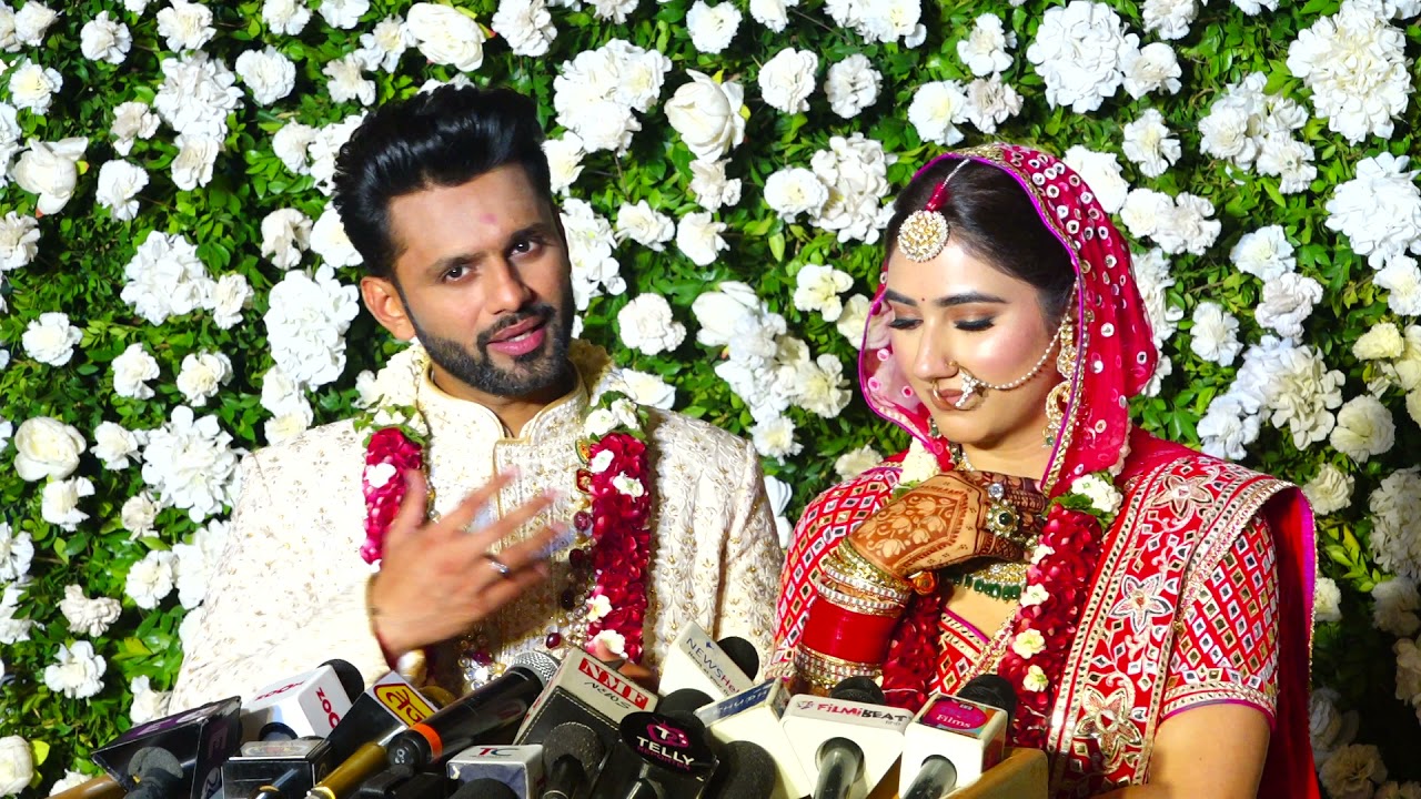 Beautiful words from Rahul as the couple speaks to media ❤