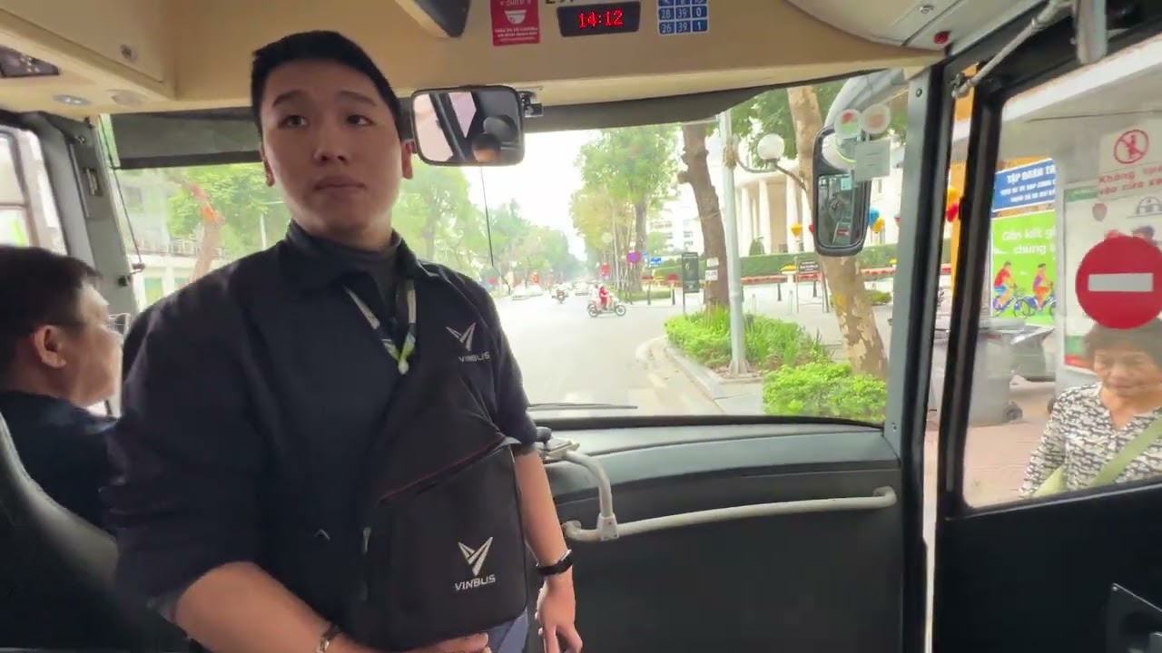 Taking Public Bus to Hoan Kiem Lake during Tet
