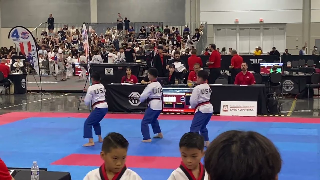 Throwback 2025 #USATKD National Championships, youth male teams gold medalists #poomsae #ustigers 