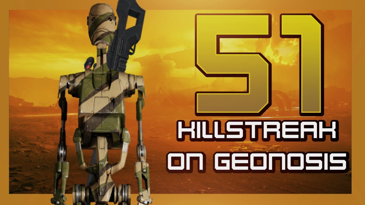 Battlefront 2 - 51 Specialist Killstreak in Blast on Geonosis