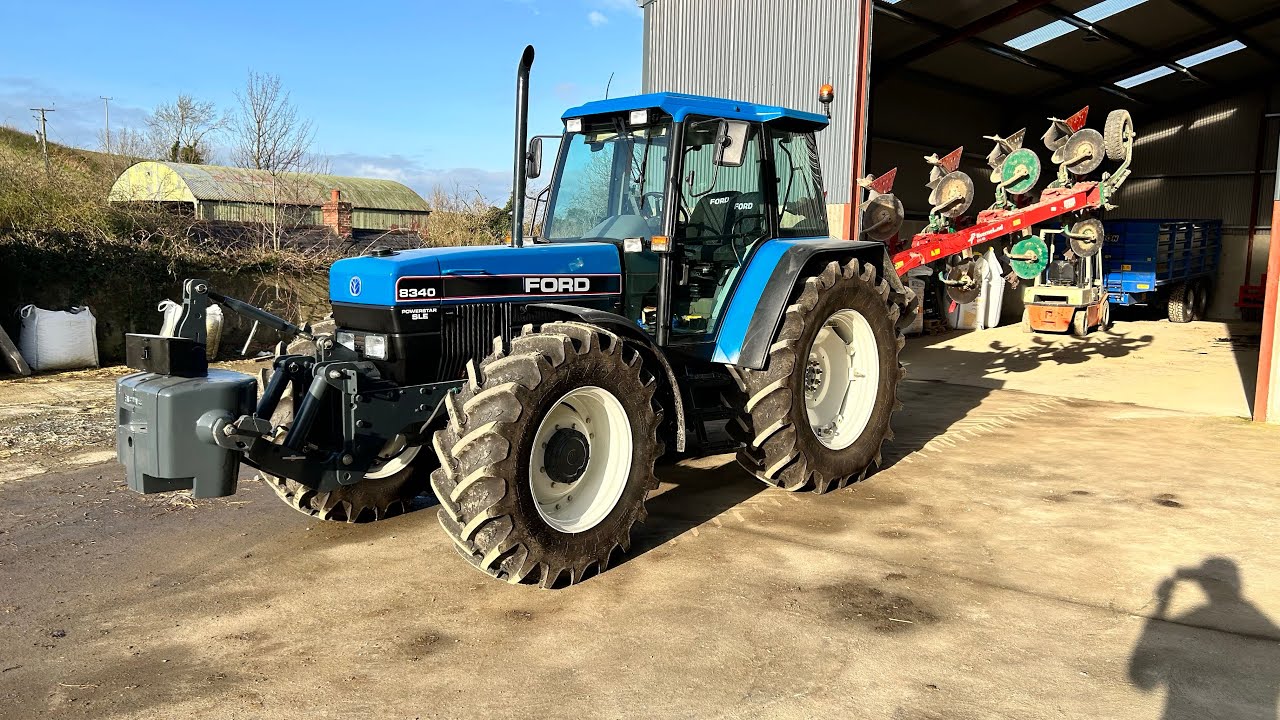 Farmering… ploughing in a Ford 8340