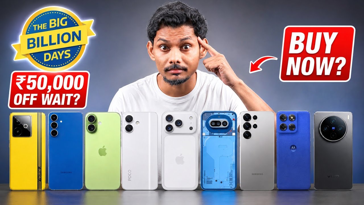 Flipkart BBD Sale ₹50,000 Phone Discount Coming? Buy NOW or Wait !