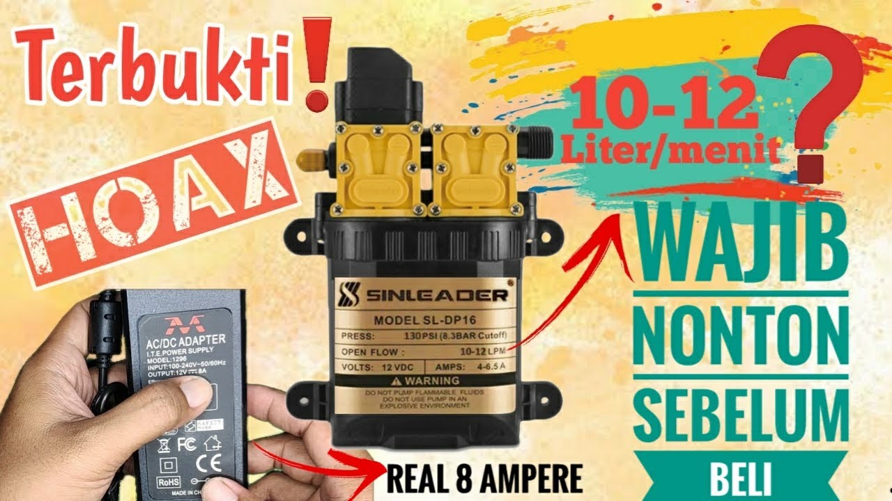 Pompa DC Dual pump Sinleader DP-16
